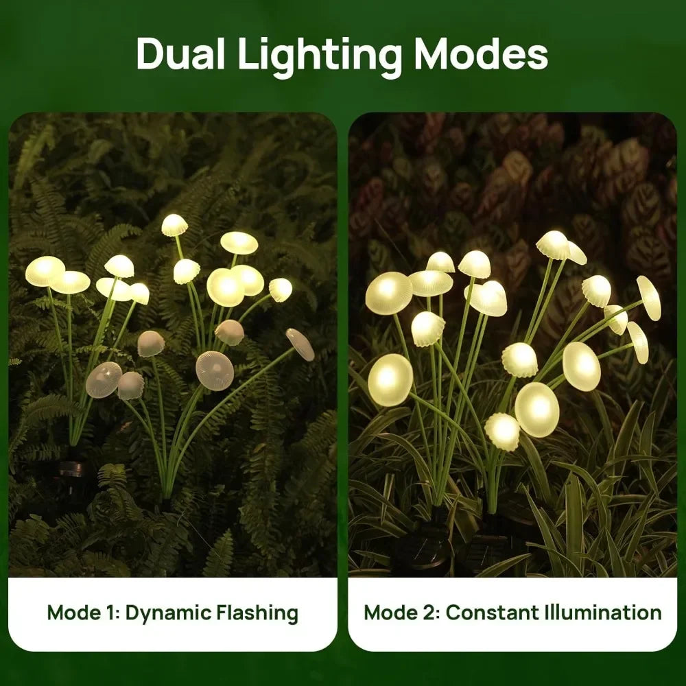 Viral Vault™ Solar Jellyfish Lights Mushroom Lights