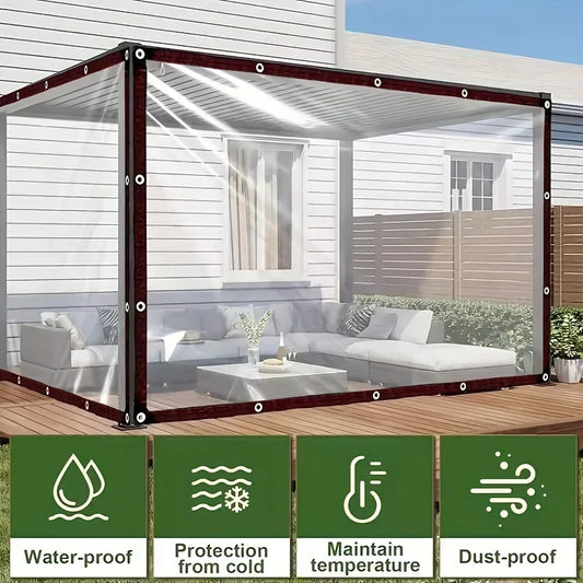 Viral Vault™ Thicken Transparent Waterproof Poly Tarp
