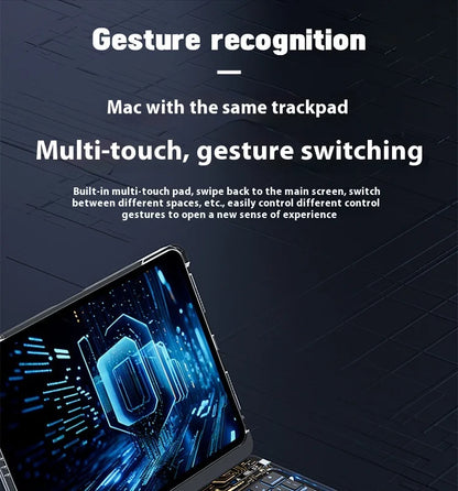 Viral Vault™ Clear Rotating iPad Keyboard Case
