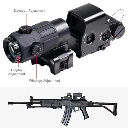 Viral Vault™ Tactical Holographic Green Red Dot Sight Hunting