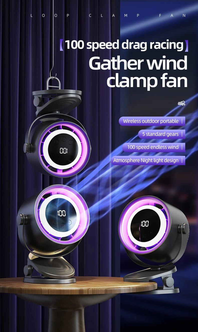 Viral Vault™  Adjustable  Mini  Small Fan