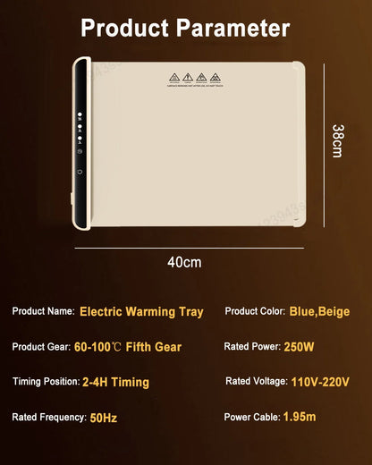 Viral Vault™ Foldable Portable Smart Food Fast Heating Mat