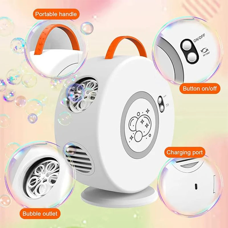 Viral Vault™ 360° Portable Electric Bubble Machine