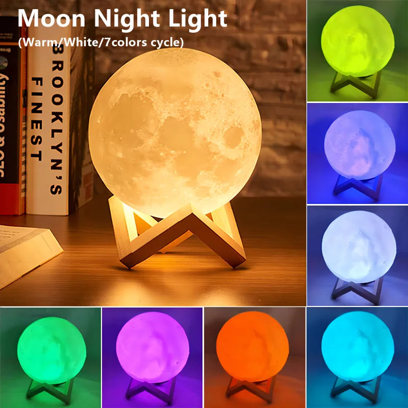 Viral Vault™  LED Moon Light Galaxy
