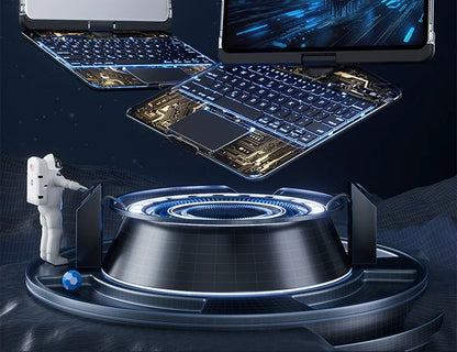Viral Vault™ Clear Rotating iPad Keyboard Case