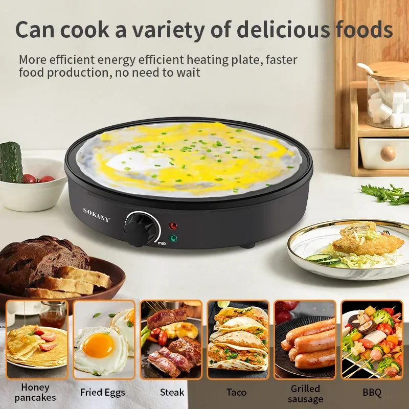 Viral Vault™  Houselin 12 Inch Crepe Maker