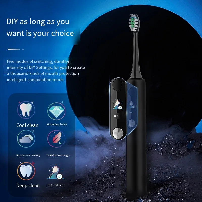 Viral Vault™ Intelligent Magnetic Suspension Ultrasonic Electric Toothbrush