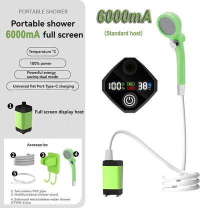 Viral Vault™  Outdoor Wireless Electric Shower