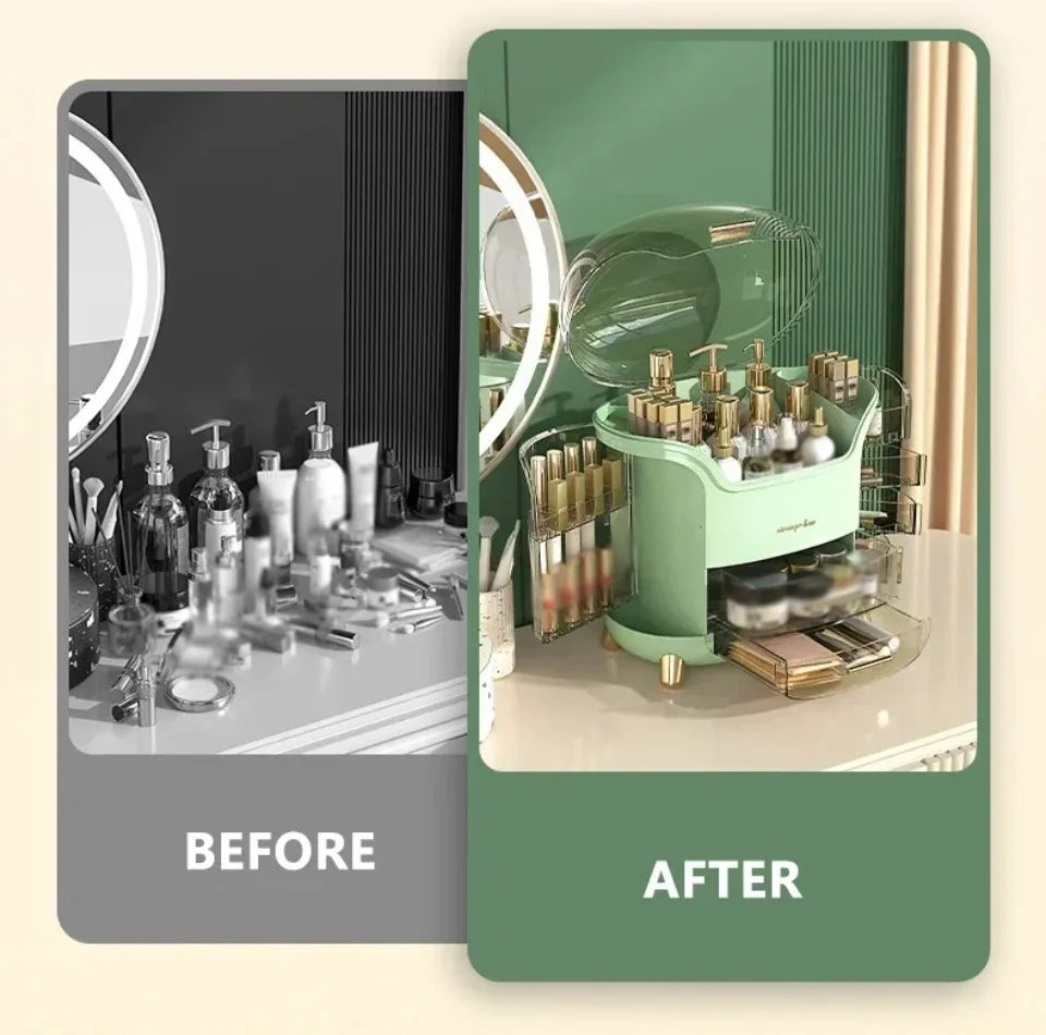 Viral Vault™ Desktop Makeup Organizer