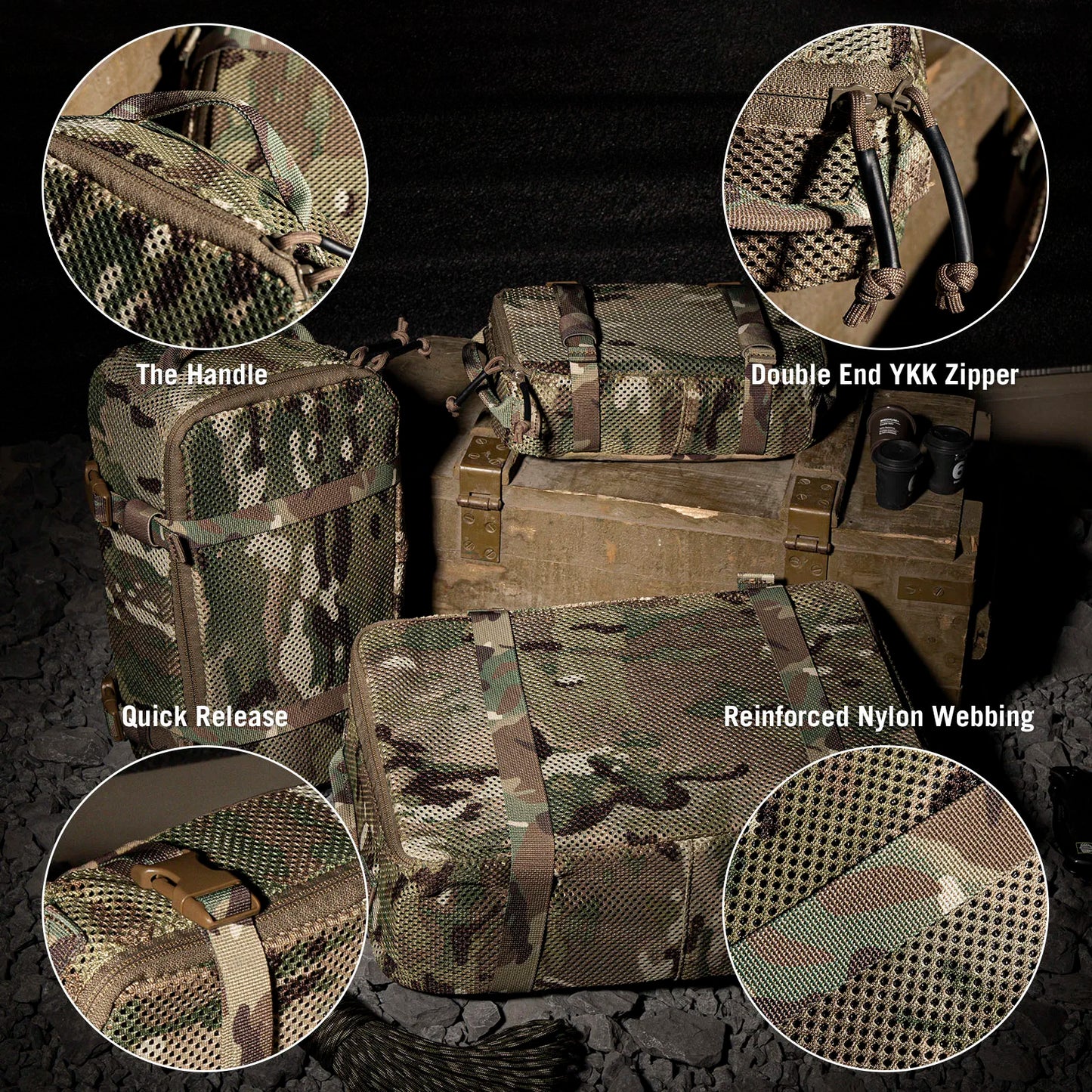 Viral Vault™ Tactical Modular Pouch Set