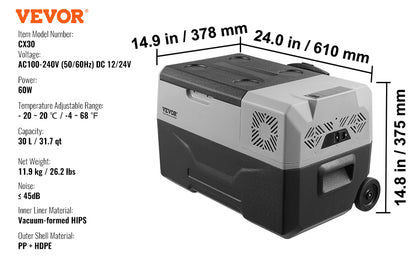 Viral Vault™ Car Refrigerator Fridge