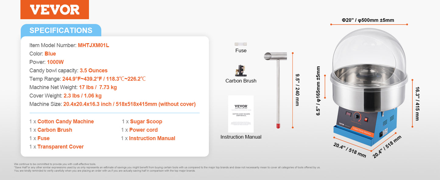 Viral Vault™ Electric Cotton Candy Machine