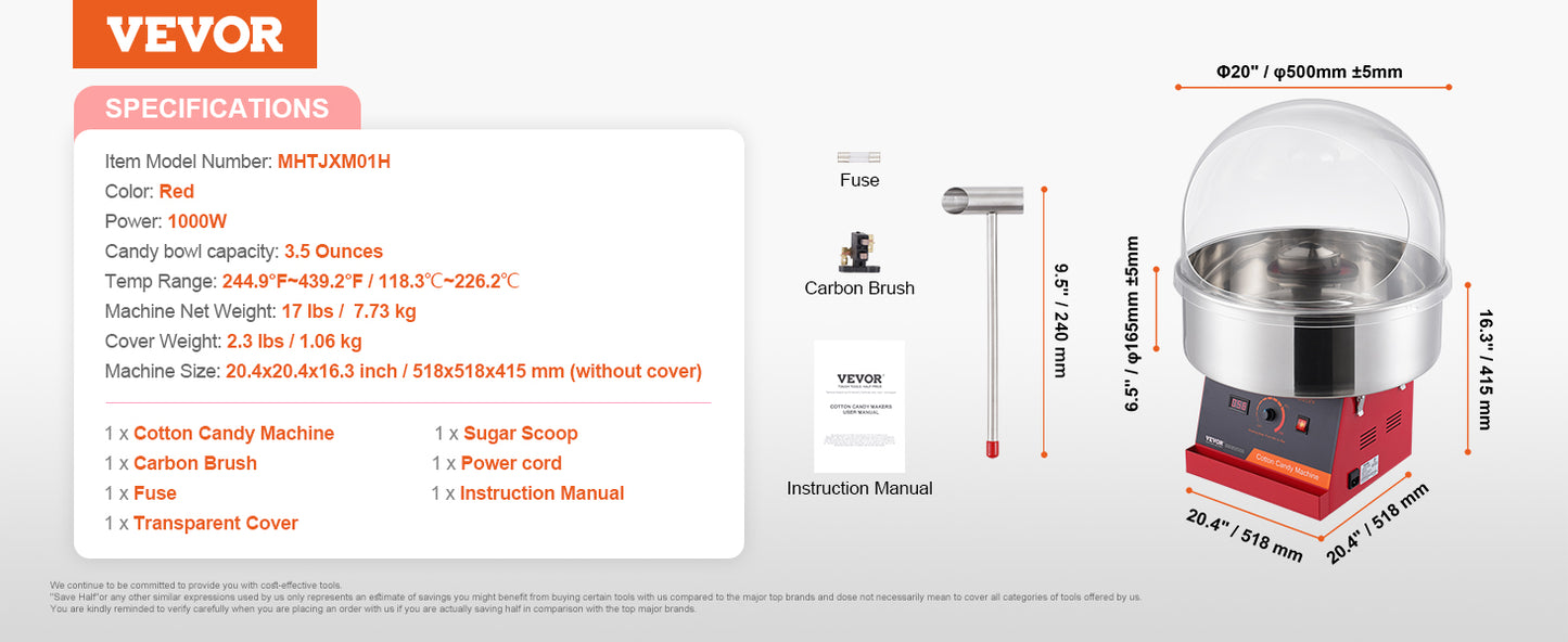 Viral Vault™ Electric Cotton Candy Machine
