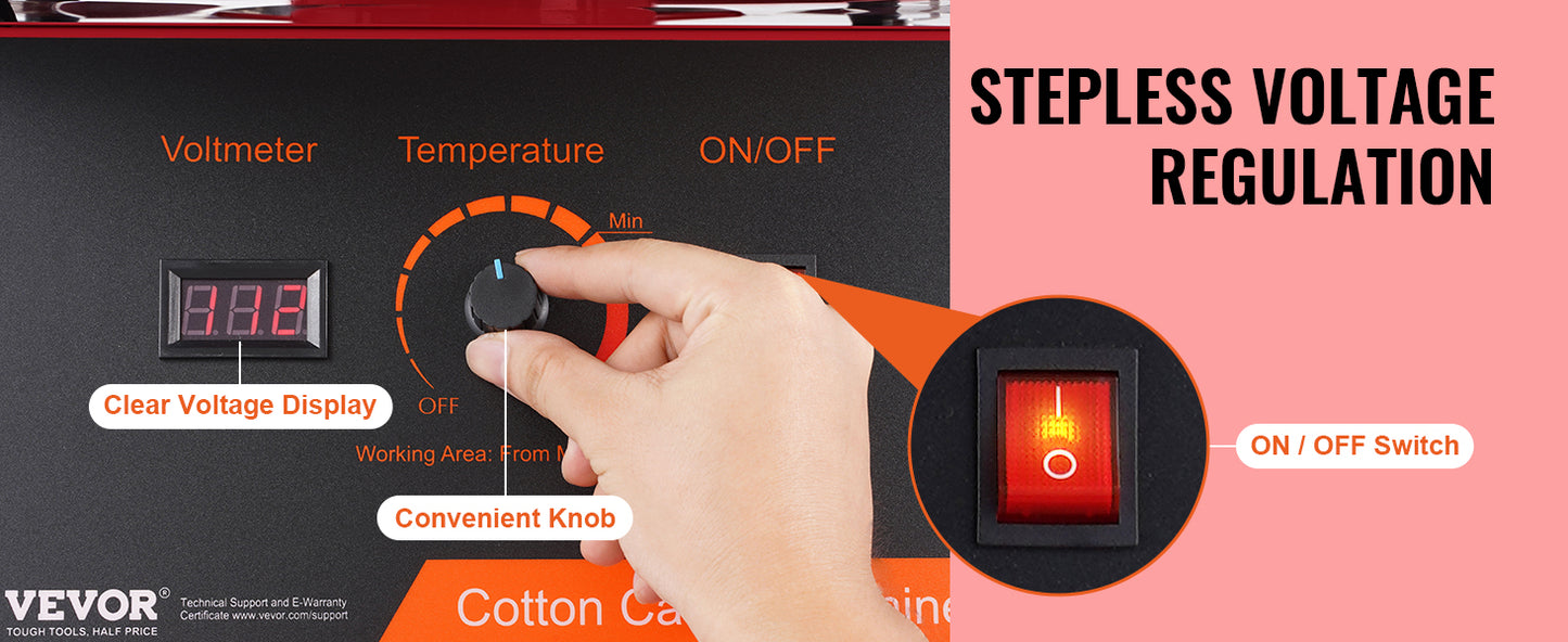 Viral Vault™ Electric Cotton Candy Machine